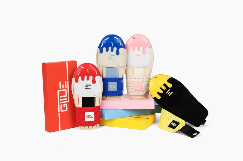Glide Sliding Mitt - Baseball Sliding Mitt Youth, Baseball & Softball, Ice Cream Drip Design, Left & Right Hands - Hand and Wrist Protection, Adjustable Wrist Strap - Image 5